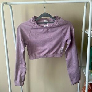 Gymshark cropped compression long sleeve